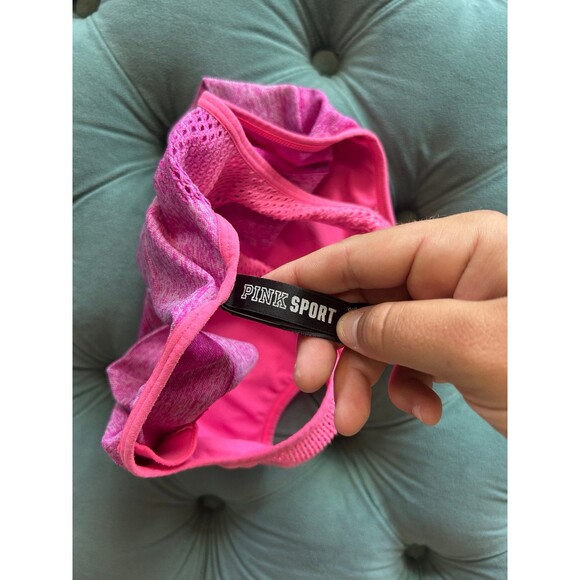 Pink Victorias Secret Sport pink ombré Sports Bra size Small S - Picture 3 of 5